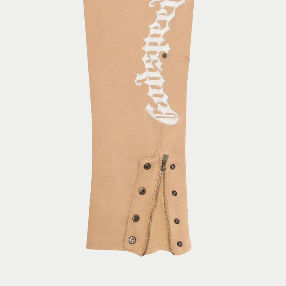 GODSPEED OG Logo Sweatpants (Beige) - Gravity NYC