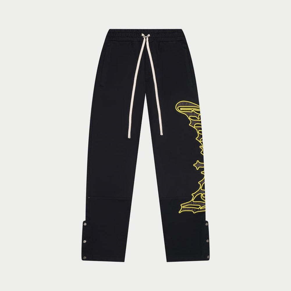 GODSPEED OG Logo V2 Sweatsuit Set (Black/Yellow) - Gravity NYC