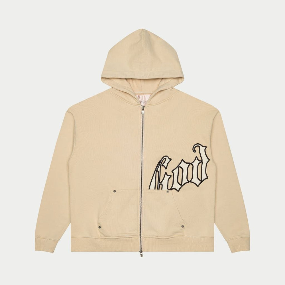 GODSPEED OG Logo V2 Sweatsuit Set (Creme/Bone) - Gravity NYC