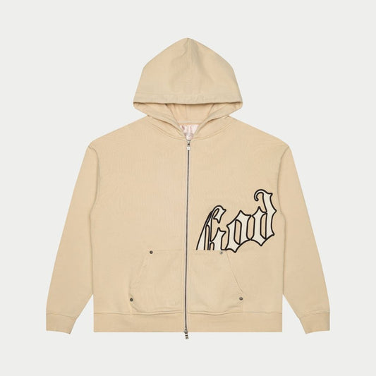 GODSPEED OG Logo V2 Sweatsuit Set (Creme/Bone) Gravity NYC