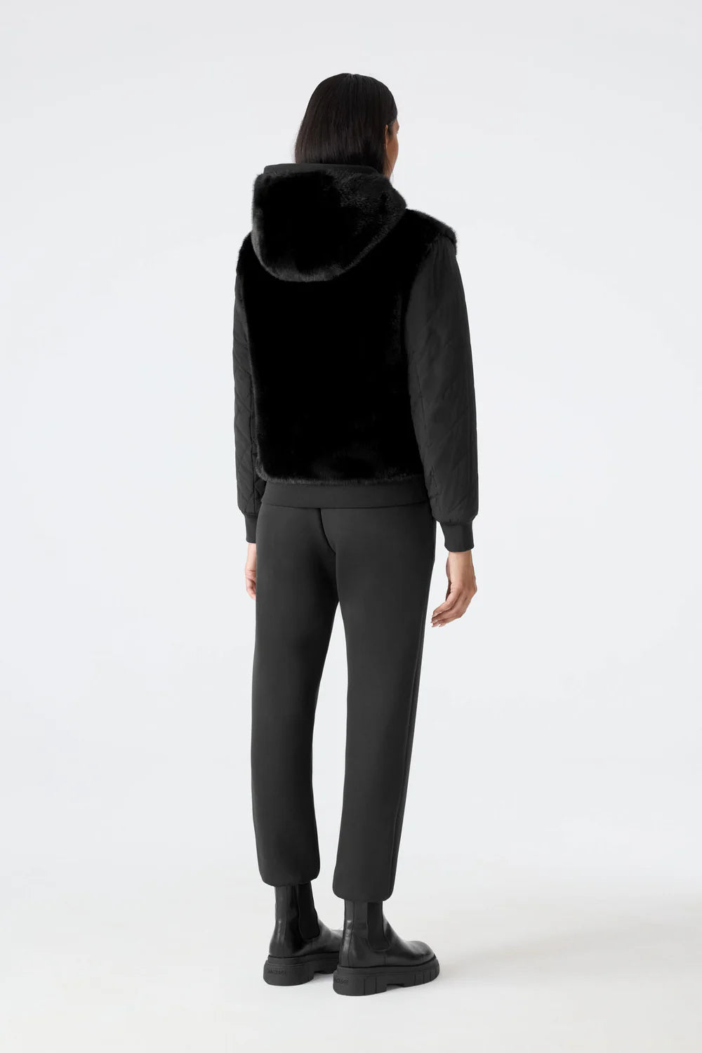 MACKAGE Gwendal Reversible Faux Fur Hoodie - Gravity NYC