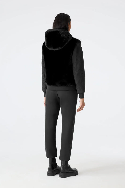 MACKAGE Gwendal Reversible Faux Fur Hoodie - Gravity NYC