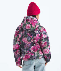 THE NORTH FACE Girls' North Down Hooded Jacket Print Pale Blossom Floral