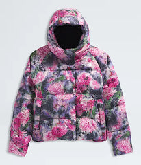 THE NORTH FACE Girls' North Down Hooded Jacket Print Pale Blossom Floral