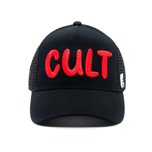 CULT OF INDIVIDUALITY Cult Chain Logo Hat in Black Gravity NYC