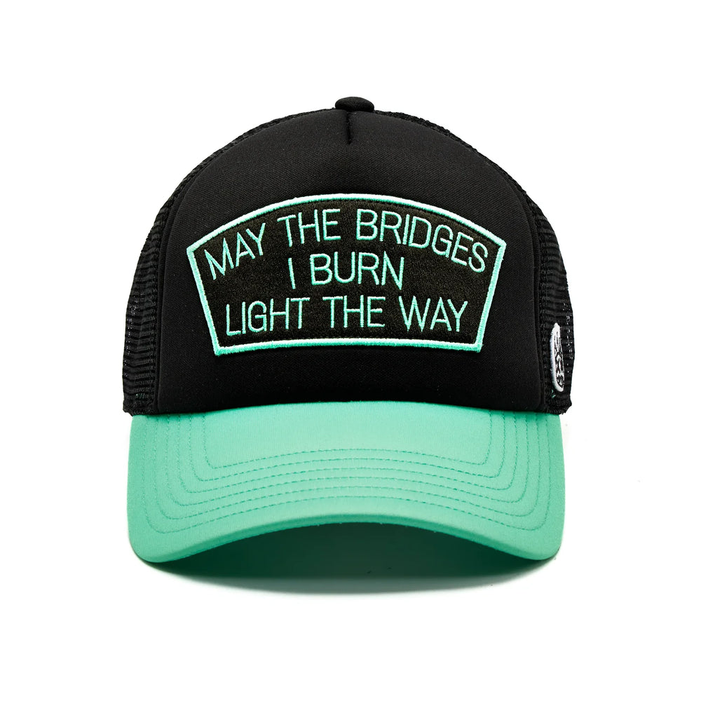 CULT OF INDIVIDUALITY "May the Bridges" Mesh Back Trucker - Gravity NYC
