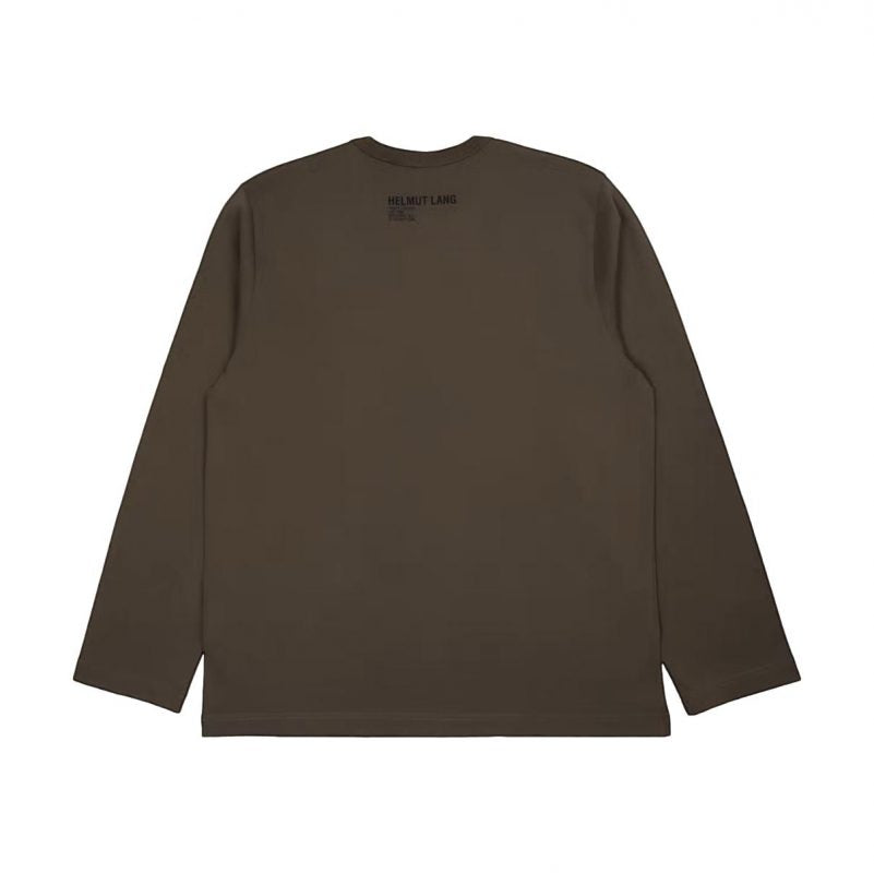 HELMUT LANG Crumple Logo Long Sleeve Tee - Gravity NYC