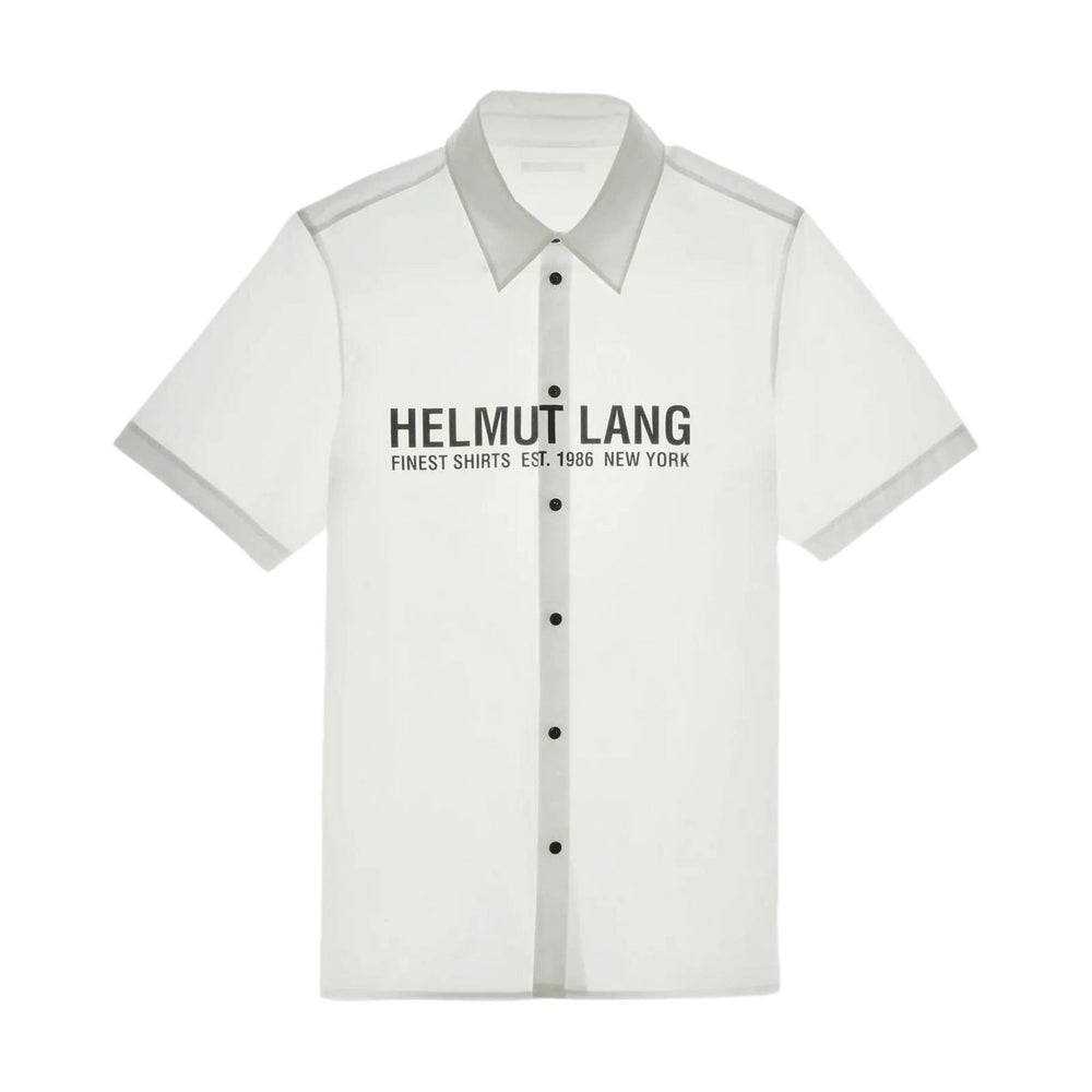HELMUT LANG Logo Short Sleeve Shirt - Gravity NYC