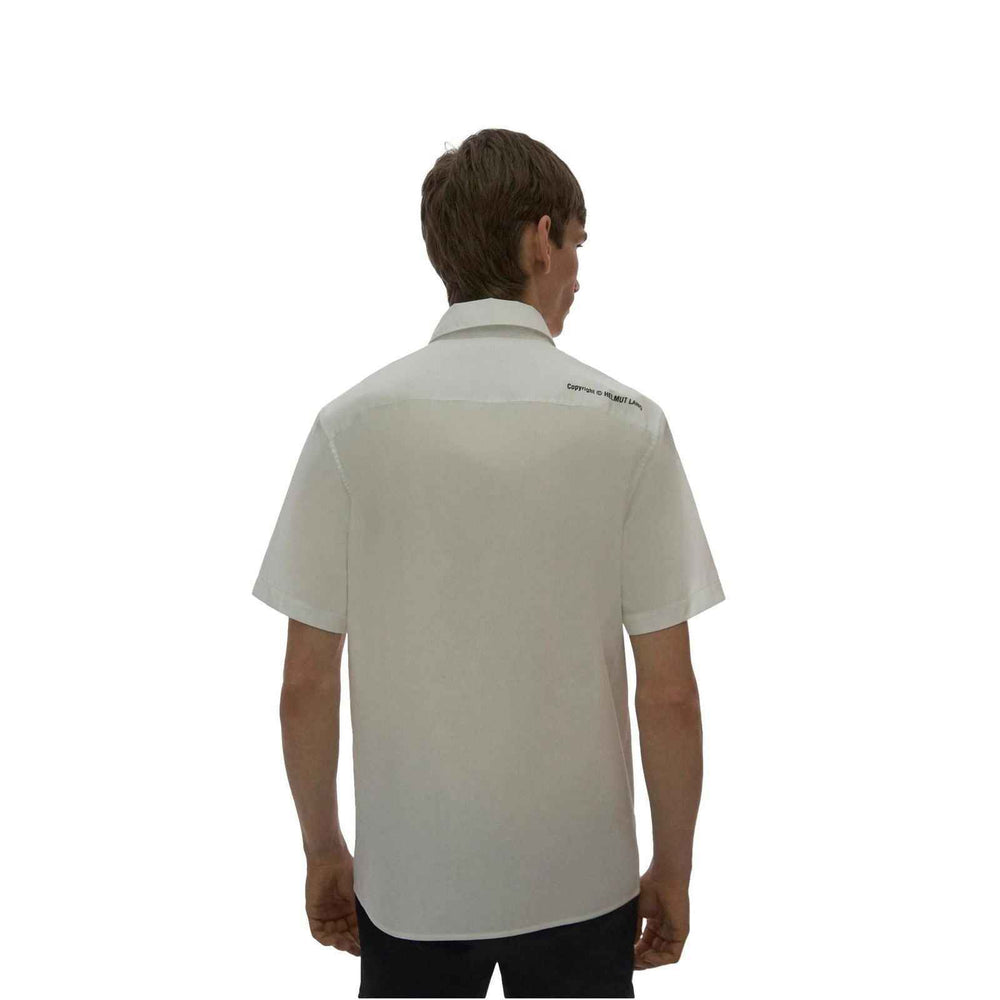 HELMUT LANG Logo Short Sleeve Shirt - Gravity NYC