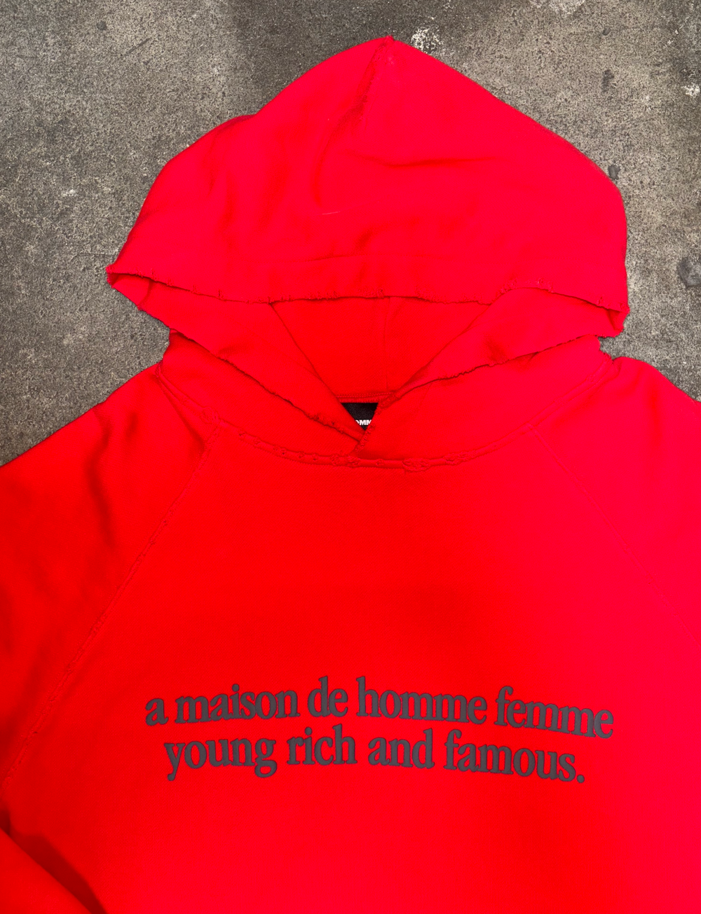 HOMME+FEMME Destroyed Maison Hoodie - Gravity NYC