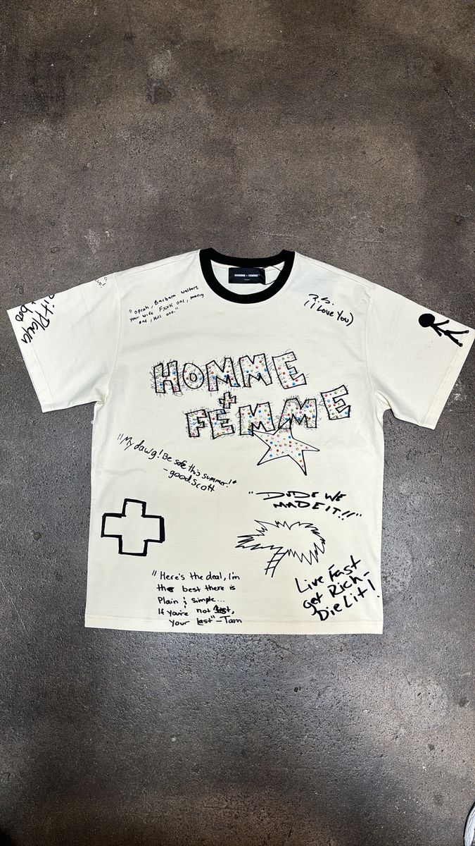 HOMME+FEMME Yearbook Tee - Gravity NYC