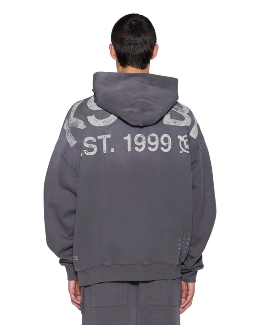 KSUBI State Ekcess Hoodie Charcoal Fade - Gravity NYC