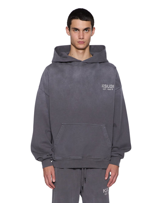 KSUBI State Ekcess Hoodie Charcoal Fade - Gravity NYC