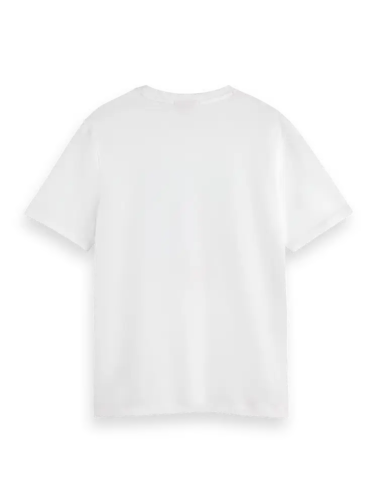 SCOTCH & SODA Front Artwork White T-Shirt