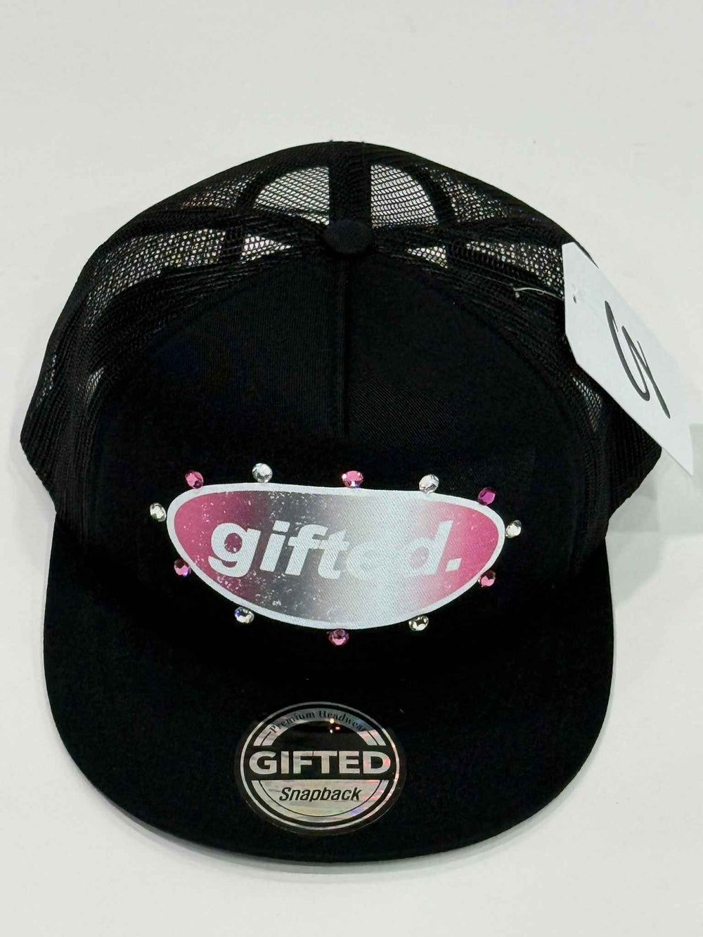 EVERYONE IS GIFTED Rhinestone Hat (Black) - Gravity NYC