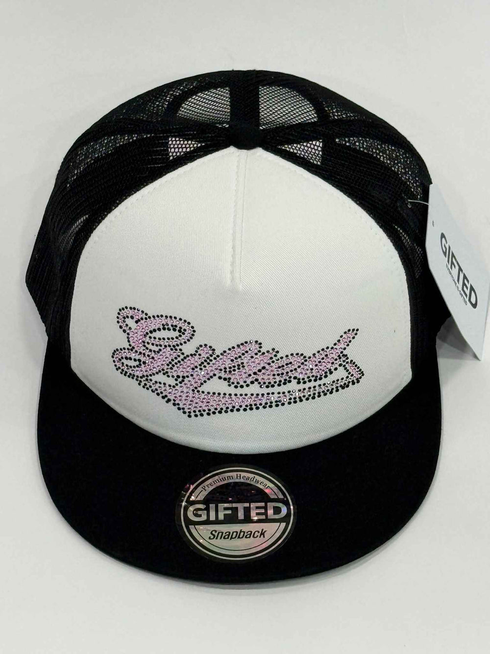 EVERYONE IS GIFTED Script Hat (Black/White) - Gravity NYC