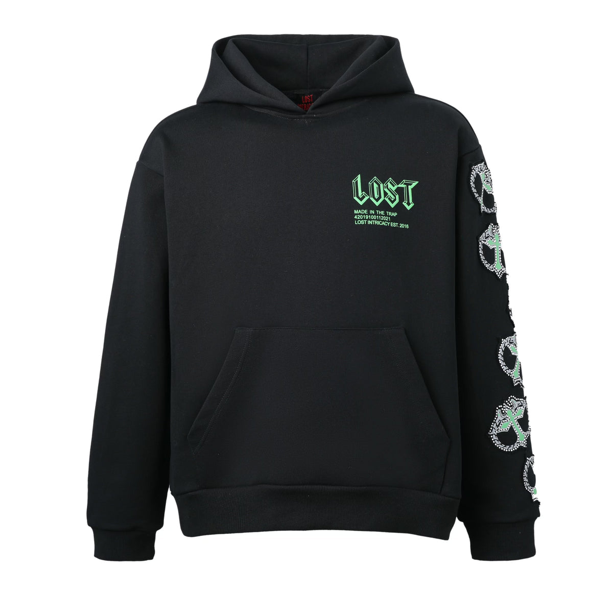 LOST INTRICACY Made in the Trap Sweatsuit Set Lime Green