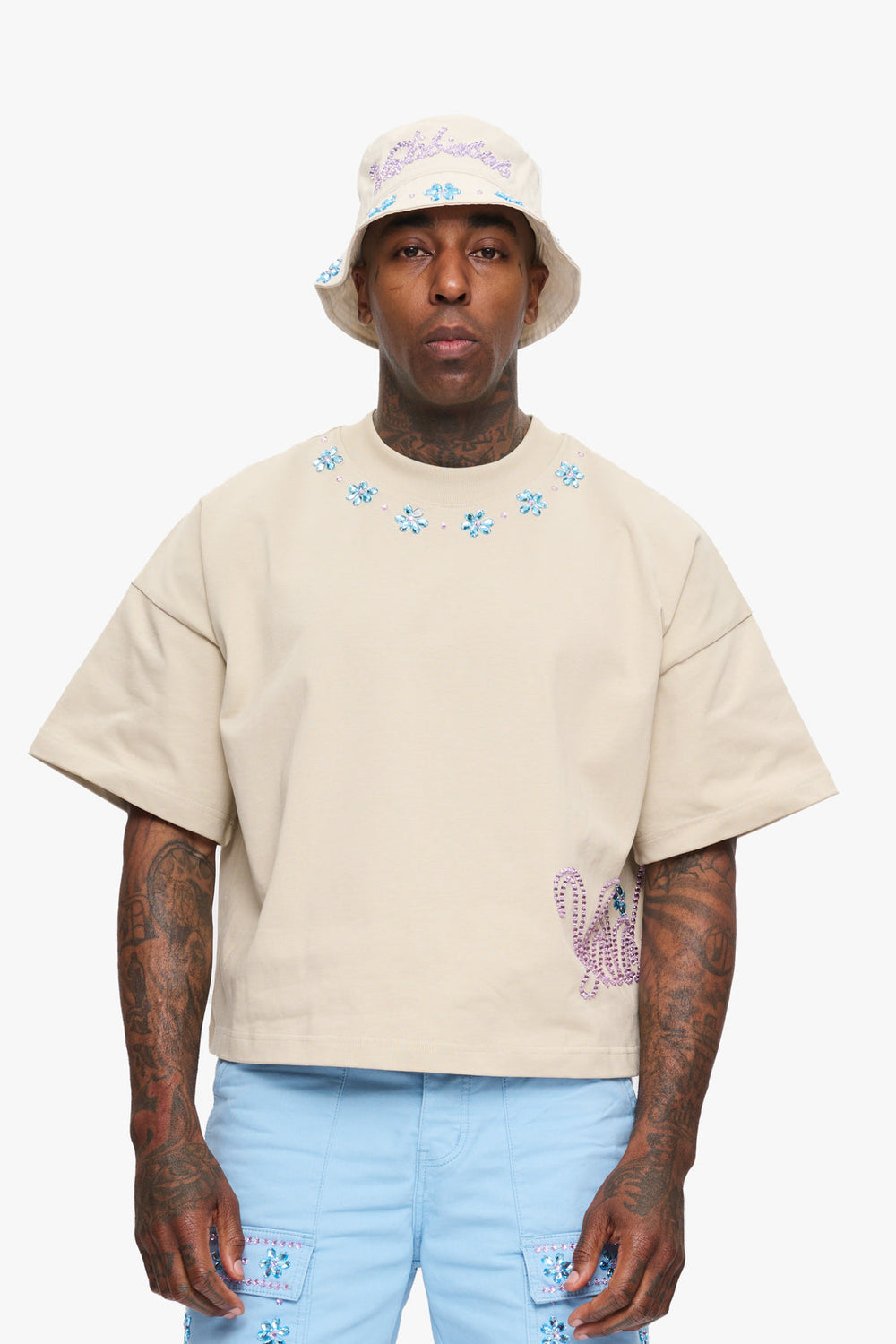 VALABASAS "Gem" Tee Cream - Gravity NYC