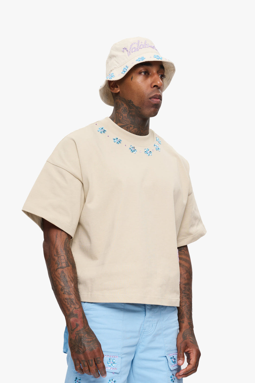 VALABASAS "Gem" Tee Cream - Gravity NYC