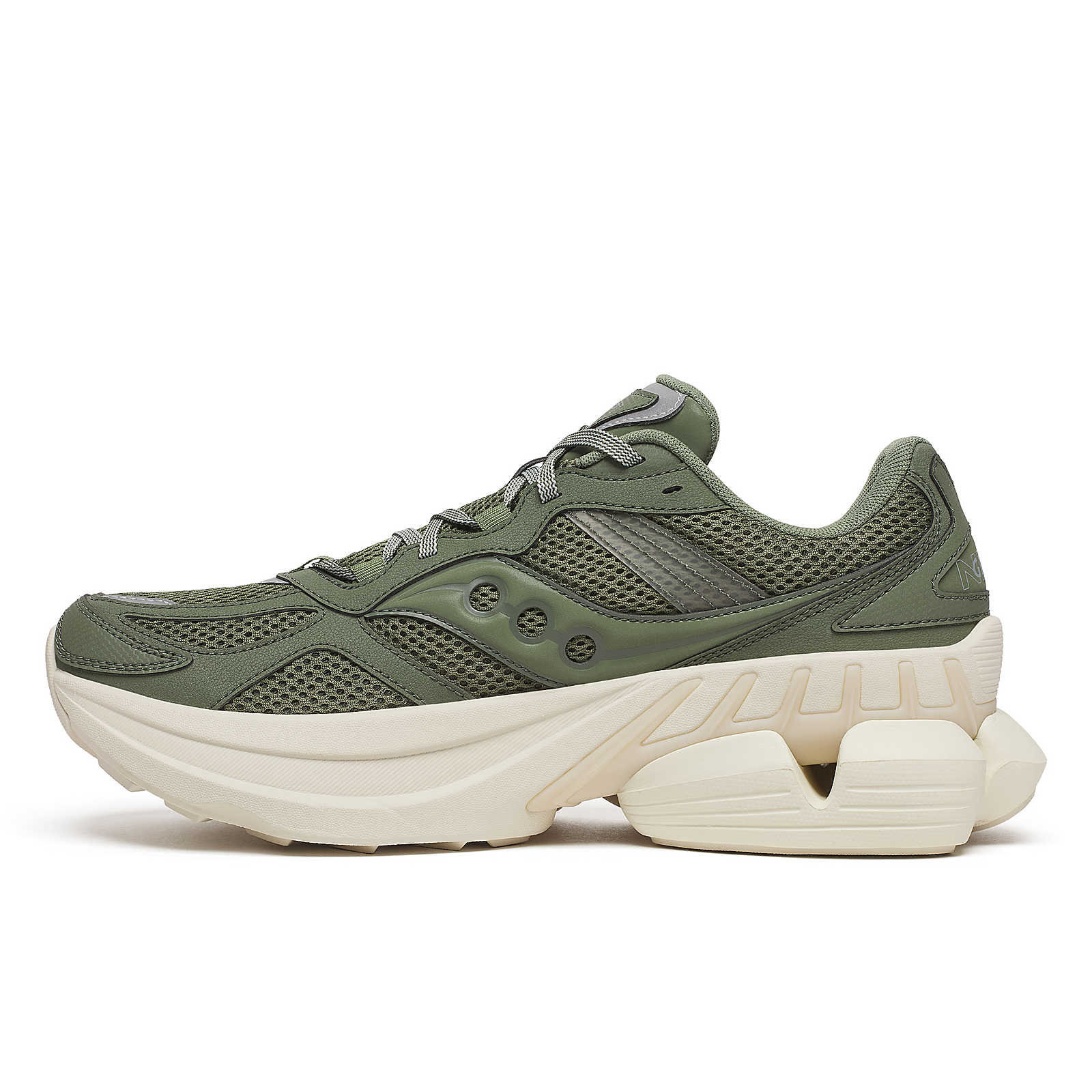 SAUCONY Grid NXT Sneaker Moss/Cream - Gravity NYC