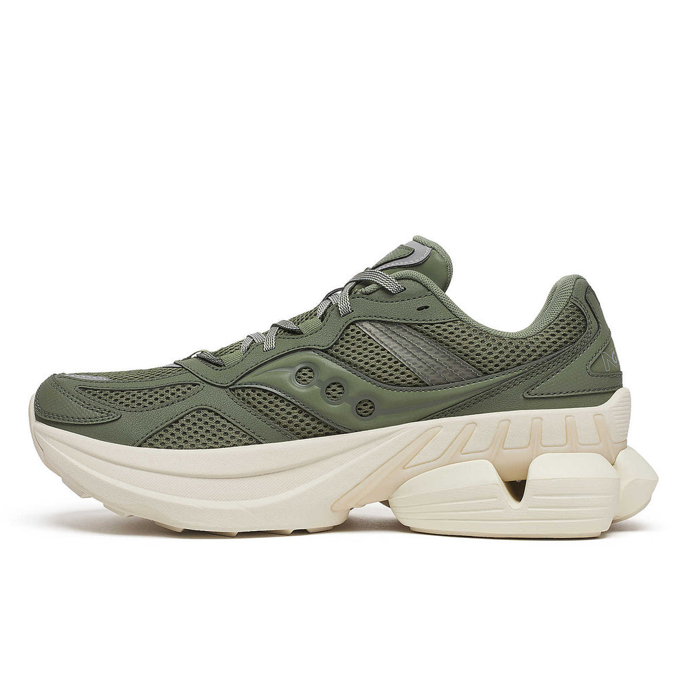 SAUCONY Grid NXT Sneaker Moss/Cream - Gravity NYC