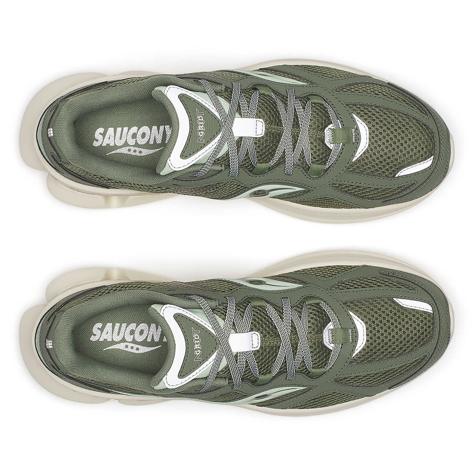 SAUCONY Grid NXT Sneaker Moss/Cream - Gravity NYC