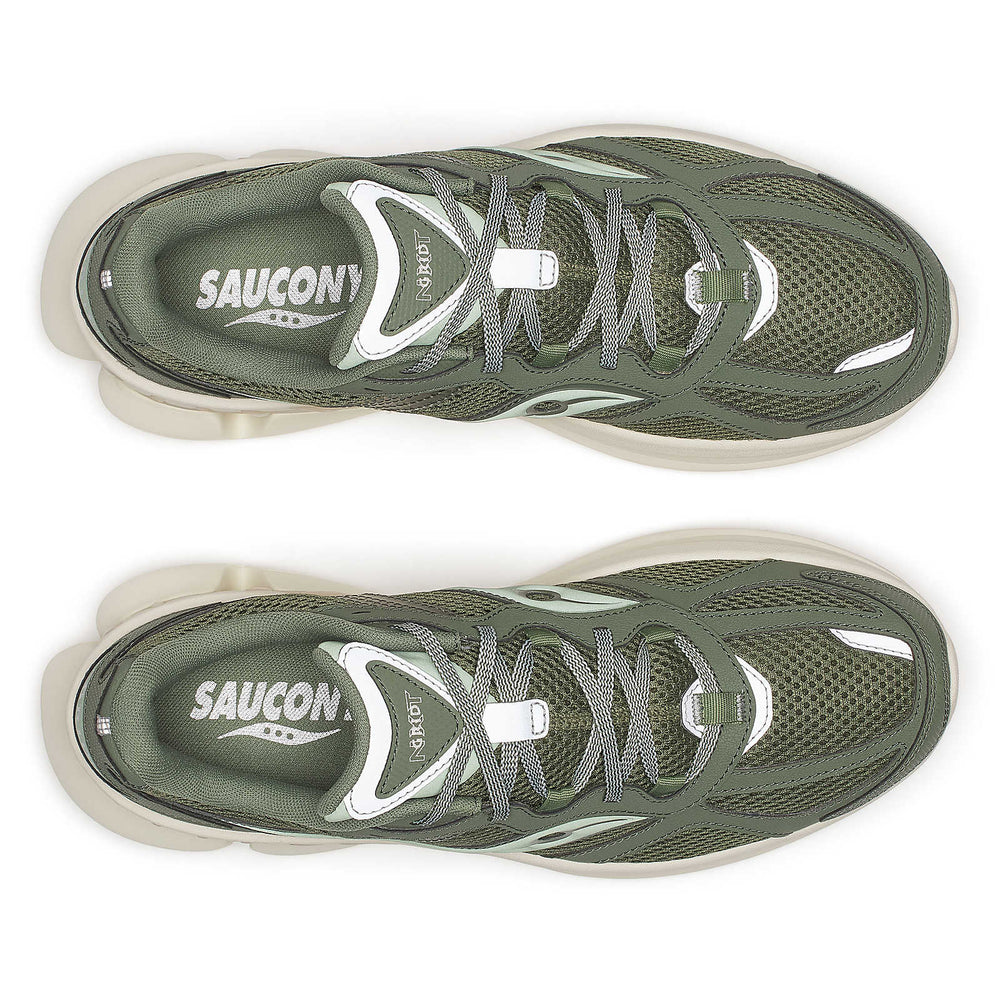 SAUCONY Grid NXT Sneaker Moss/Cream - Gravity NYC