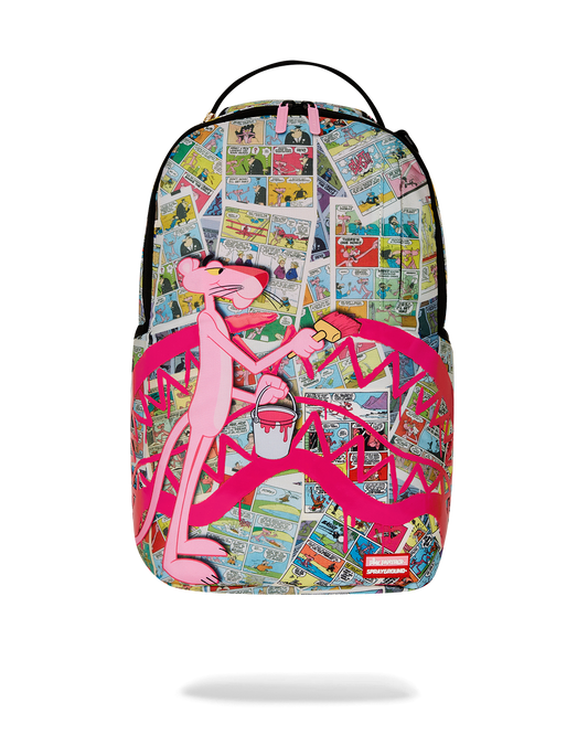 SPRAYGROUND Pink Panther Painting Sharkmouth DLXR Backpack B7414 - Gravity NYC