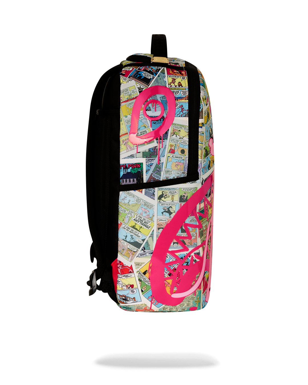 SPRAYGROUND Pink Panther Painting Sharkmouth DLXR Backpack B7414 - Gravity NYC
