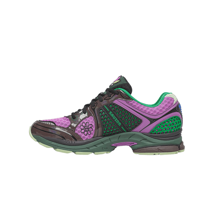 SAUCONY x Jae Tips ProGrid Triumph 4 Sneakers 'Perilla' Violet/Earth - Gravity NYC