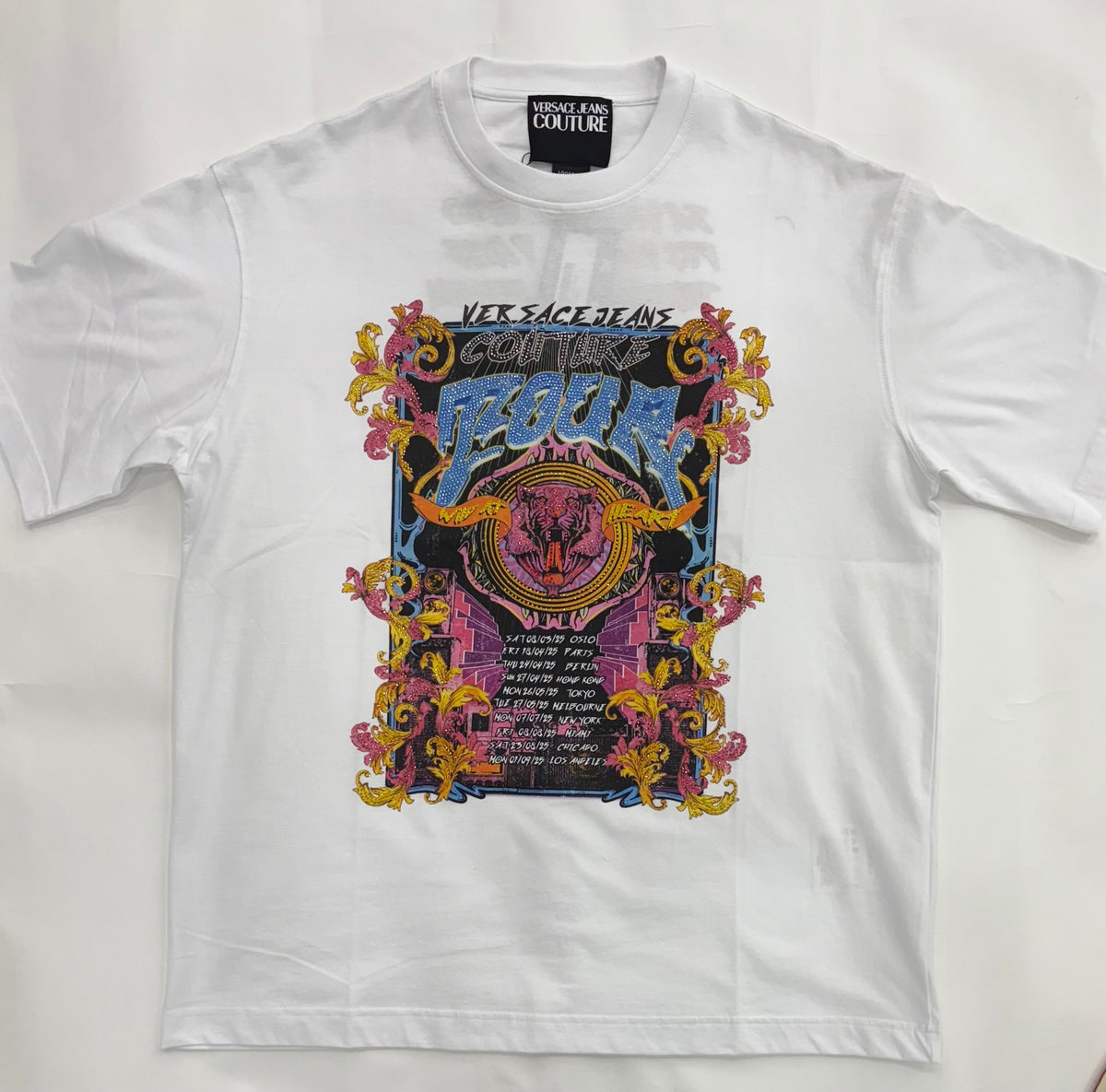 VERSACE JEANS COUTURE Logo Tour Loose-Fit T-Shirt