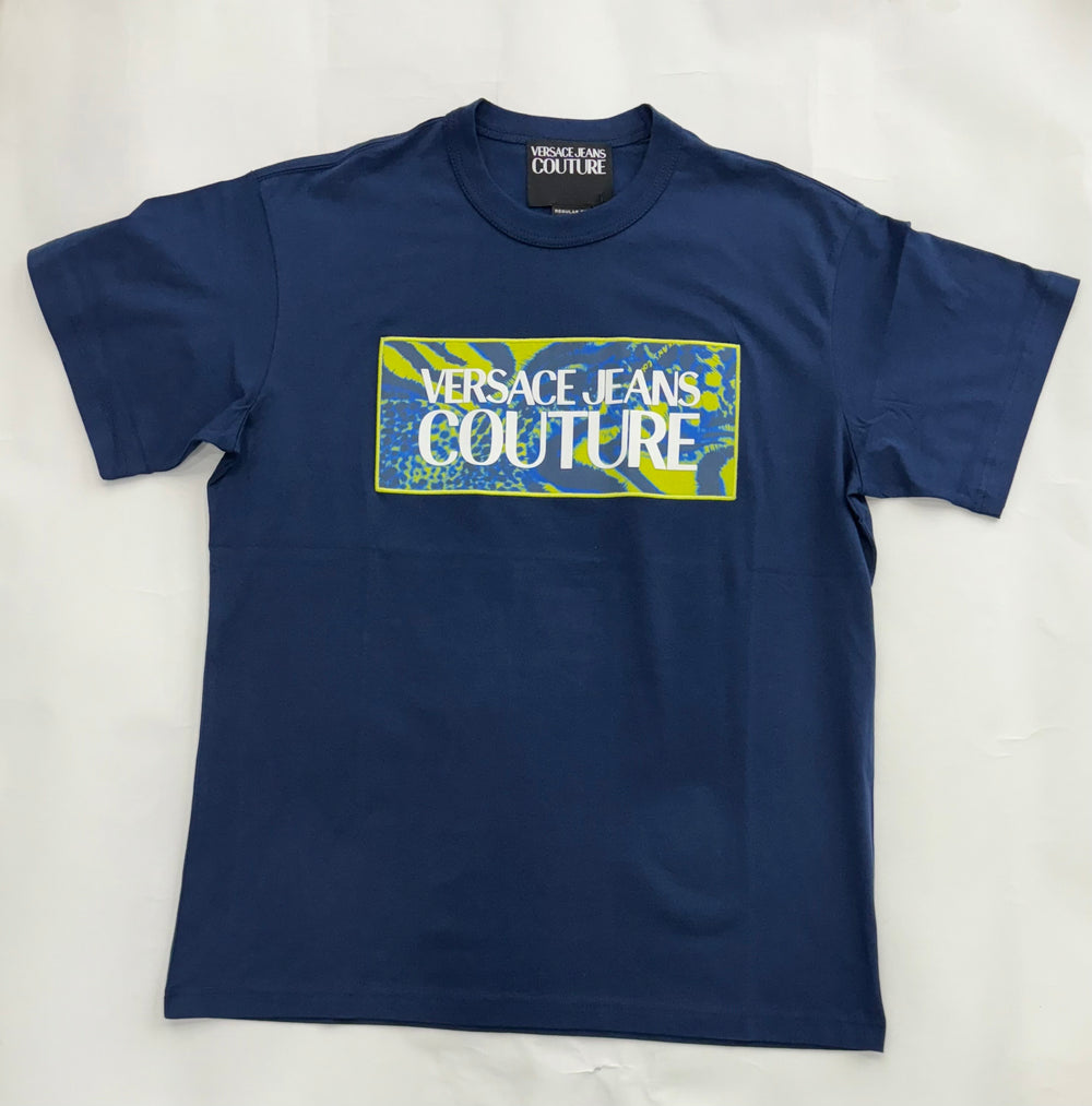 VERSACE JEANS COUTURE Logo Patch Animal Regular-Fit T-Shirt - Gravity NYC