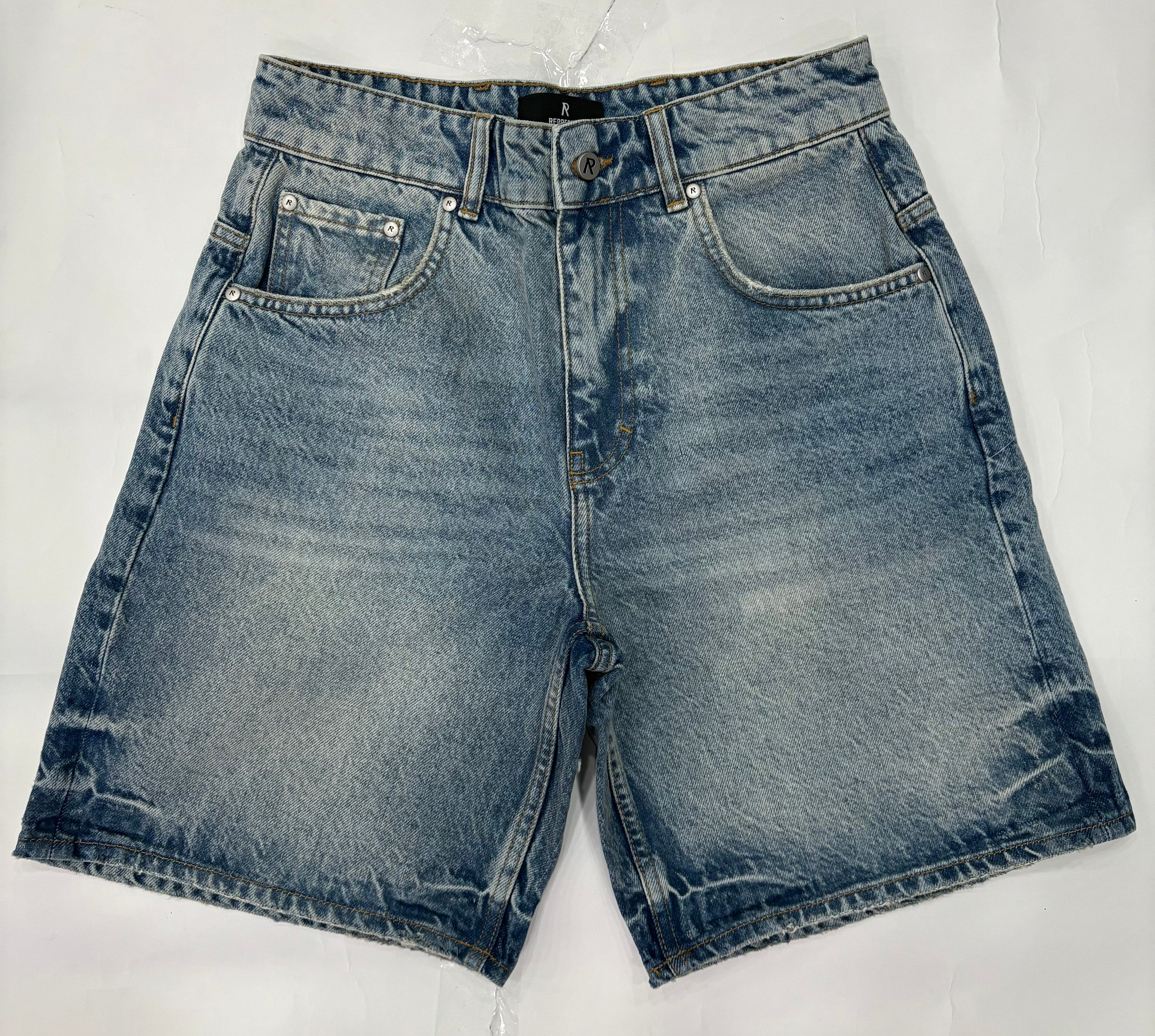 REPRESENT Tailored Denim Shorts Gravity NYC