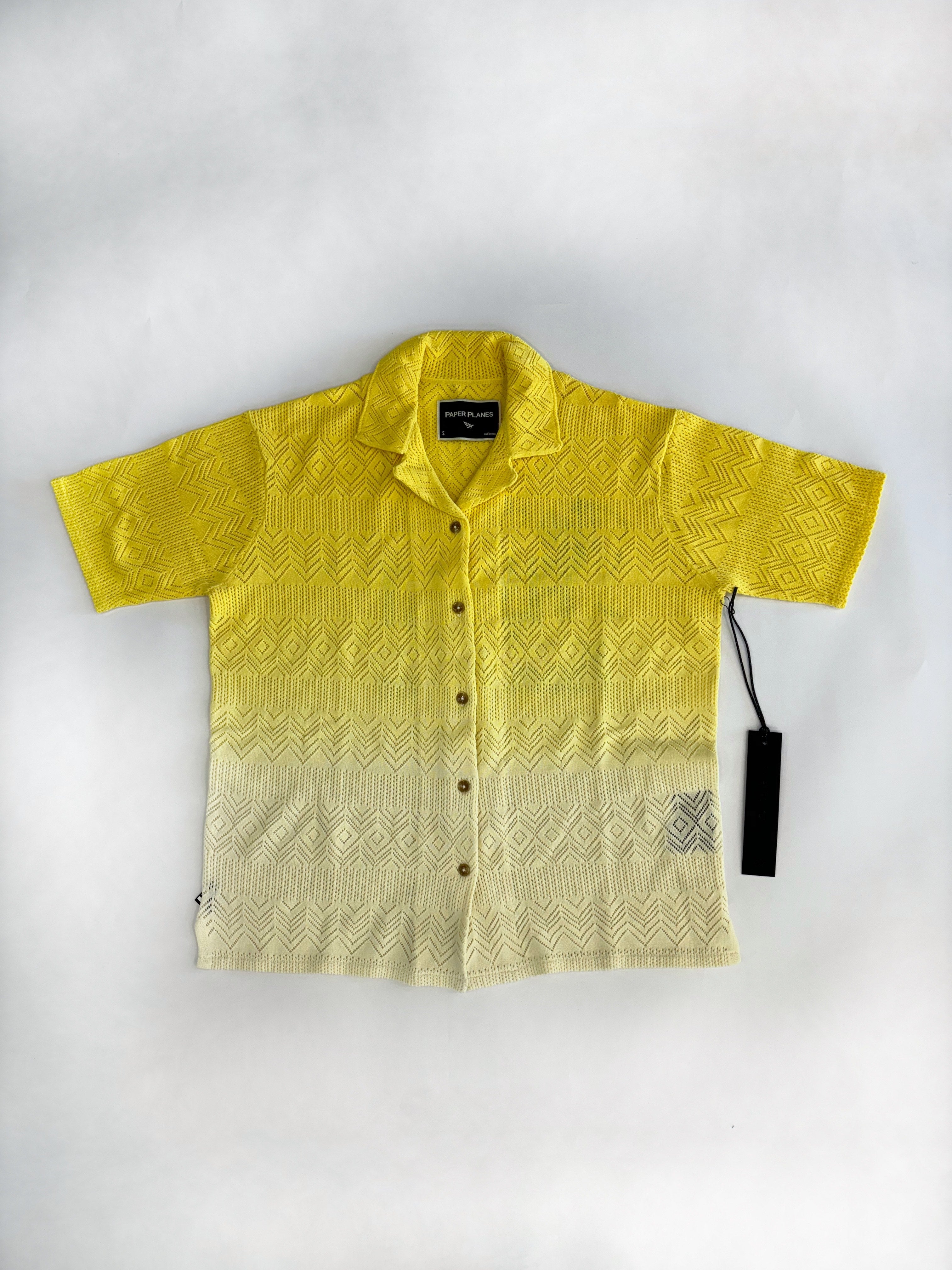 PAPER PLANES The Flyest Crochet Button Down Gravity NYC