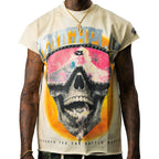 ROUGHPLAY CLOTHING Skull Goggles Sleeveless T-Shirt