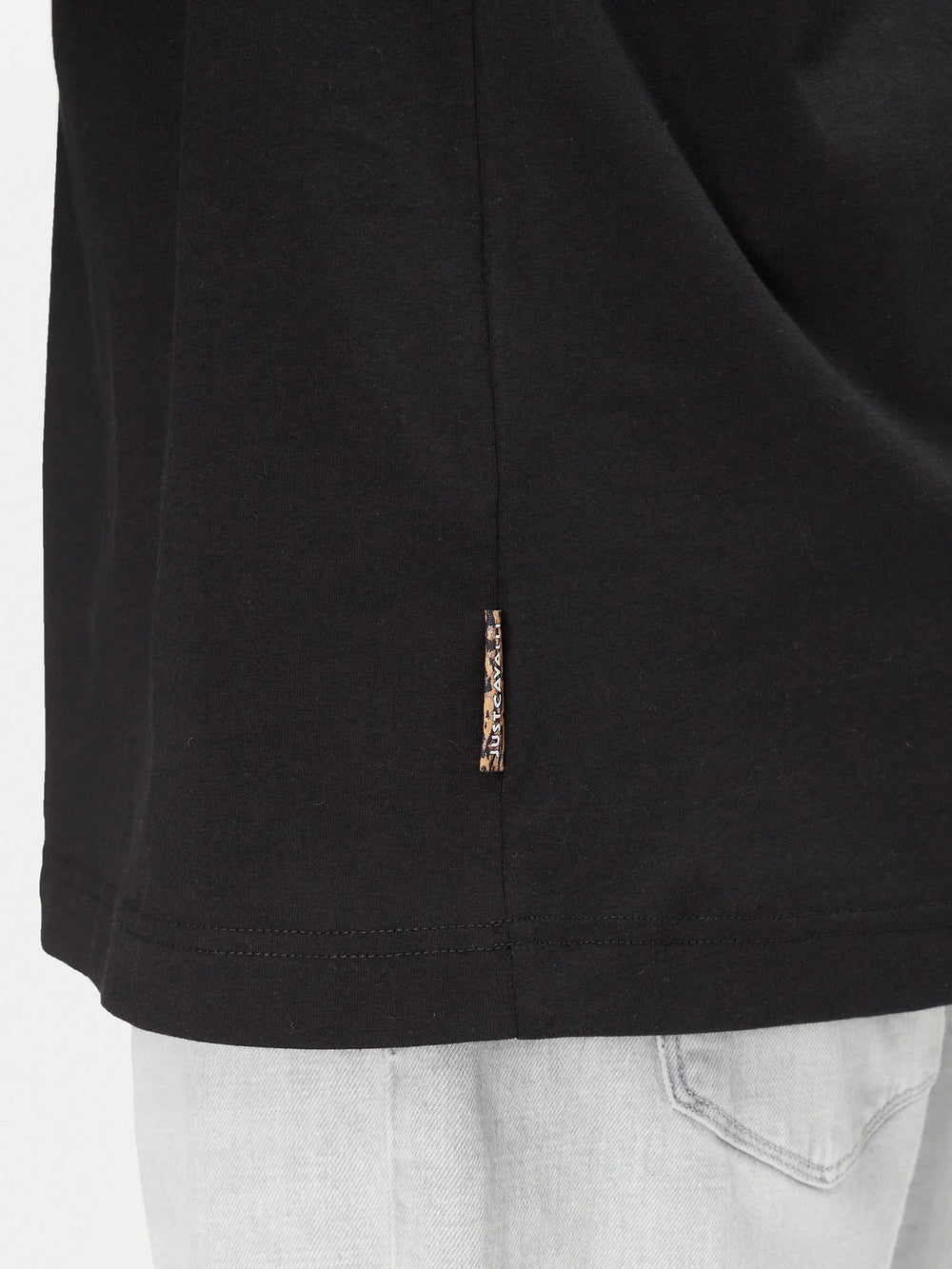 JUST CAVALLI Foulard Cotton T-Shirt - Gravity NYC