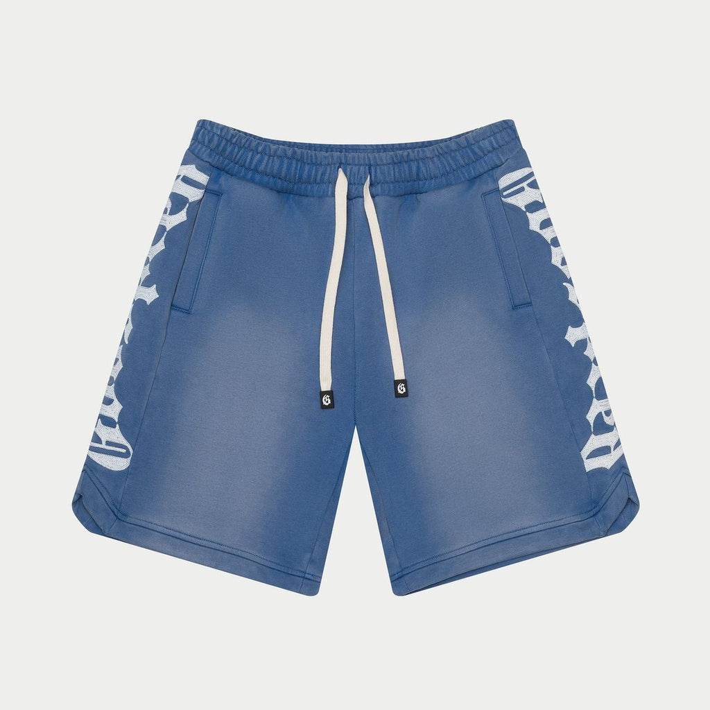 GODSPEED CourtSide Shorts (Blue Sun-Fade) at Gravity NYC