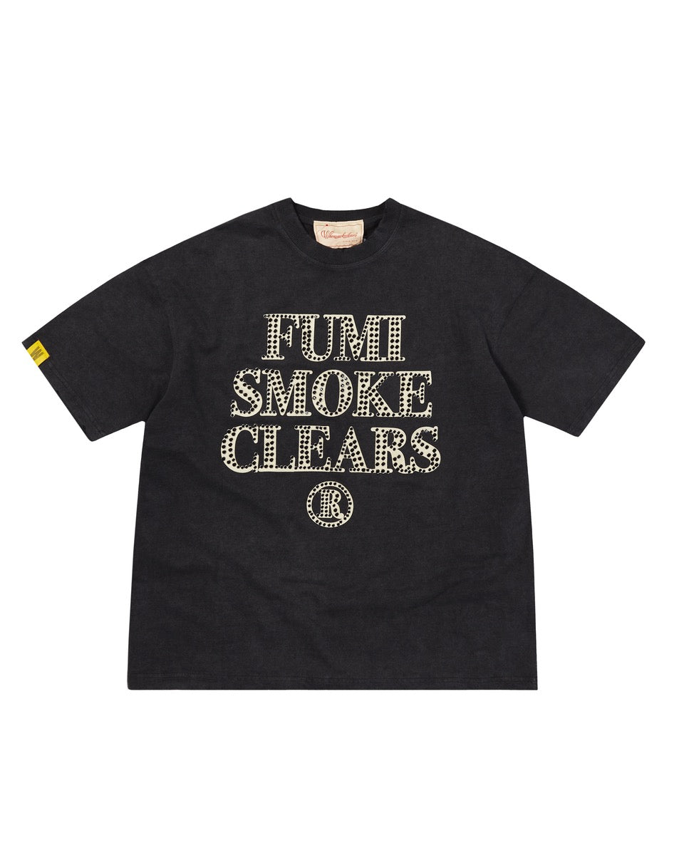 WHEN SMOKE CLEARS Rhinestone Tee