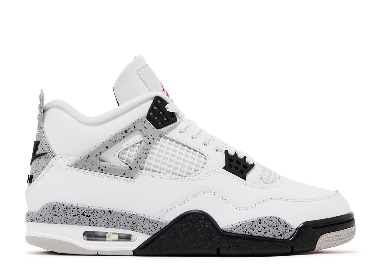 NIKE Air Jordan 4 Retro White Cement - Gravity NYC