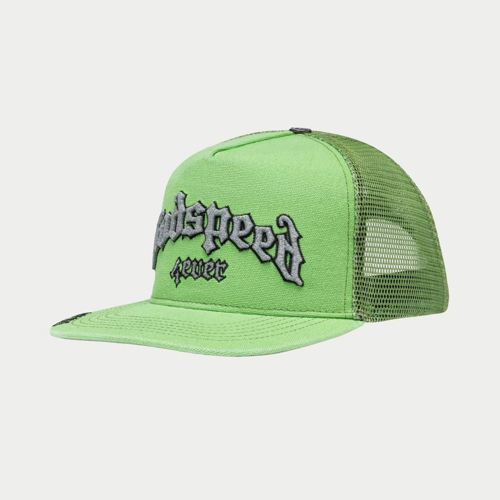 GODSPEED GS Forever Trucker Hat (Lime Washed) - Gravity NYC