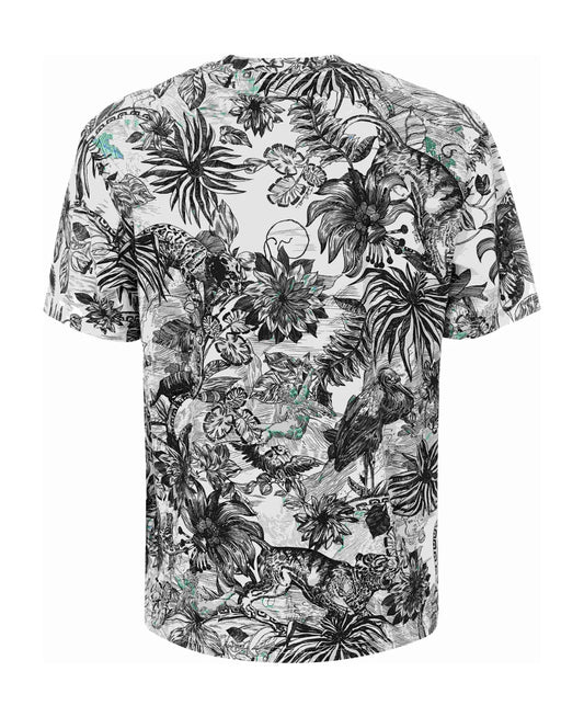 JUST CAVALLI Allover CJ Embroidery T-Shirt