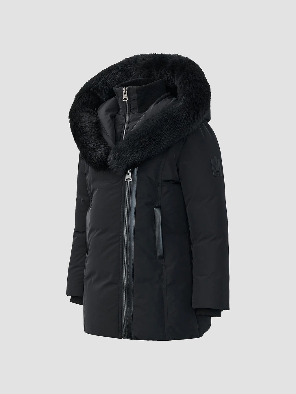 MACKAGE Leelee-FZ Down Coat with Removable Natural Fur Signature Collar for Kids (8-14 years)
