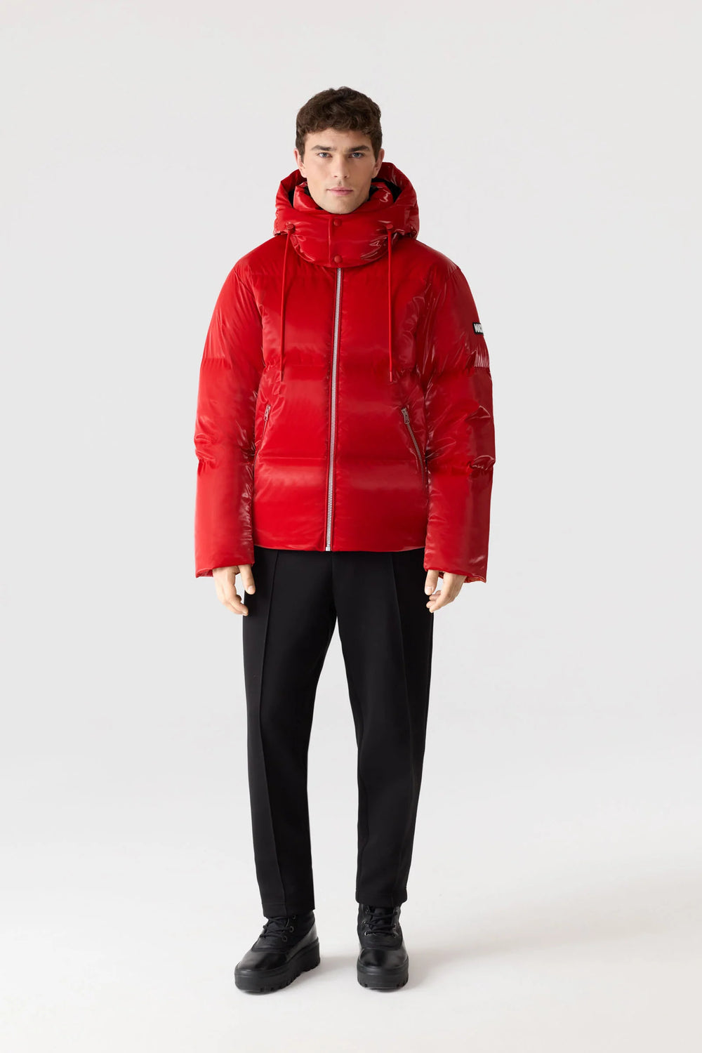 MACKAGE Kent-Glo High-Gloss Hooded Down Jacket - Gravity NYC