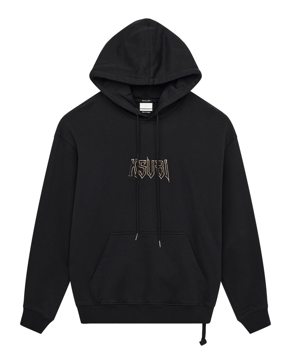 KSUBI Kingdom Biggie Hoodie Jet Black - Gravity NYC
