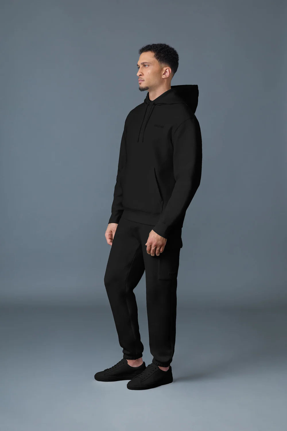 MACKAGE Kolton Double-Face Jersey Logo Hoodie - Gravity NYC
