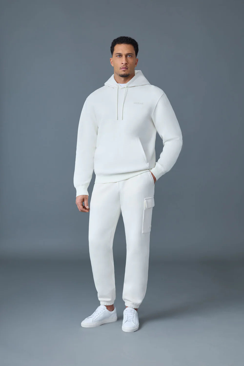 MACKAGE Kolton Double-Face Jersey Logo Hoodie - Gravity NYC