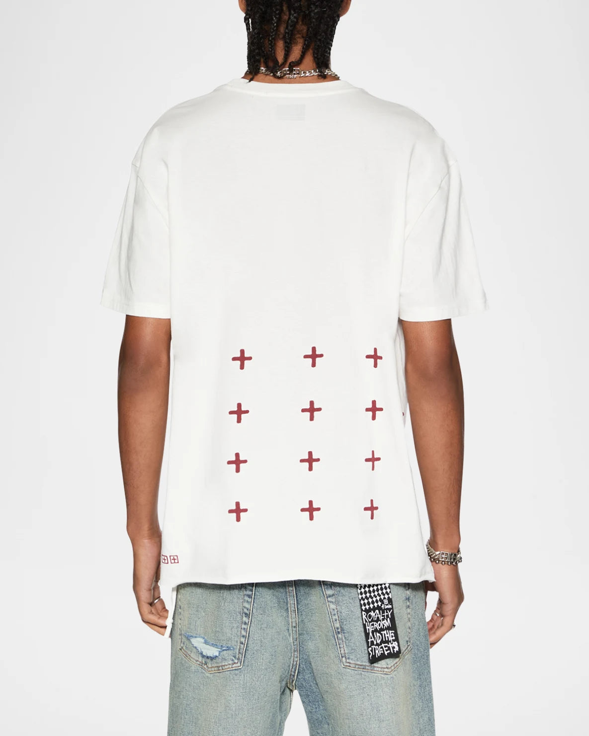 KSUBI Fuego Biggie SS Tee Painted White Gravity NYC