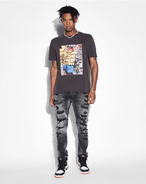 KSUBI Kulture Kash SS Tee Faded Black Gravity NYC