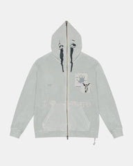 KSUBI Love Tripp Biggie Zip Thru Hoodie Moon Gravity NYC