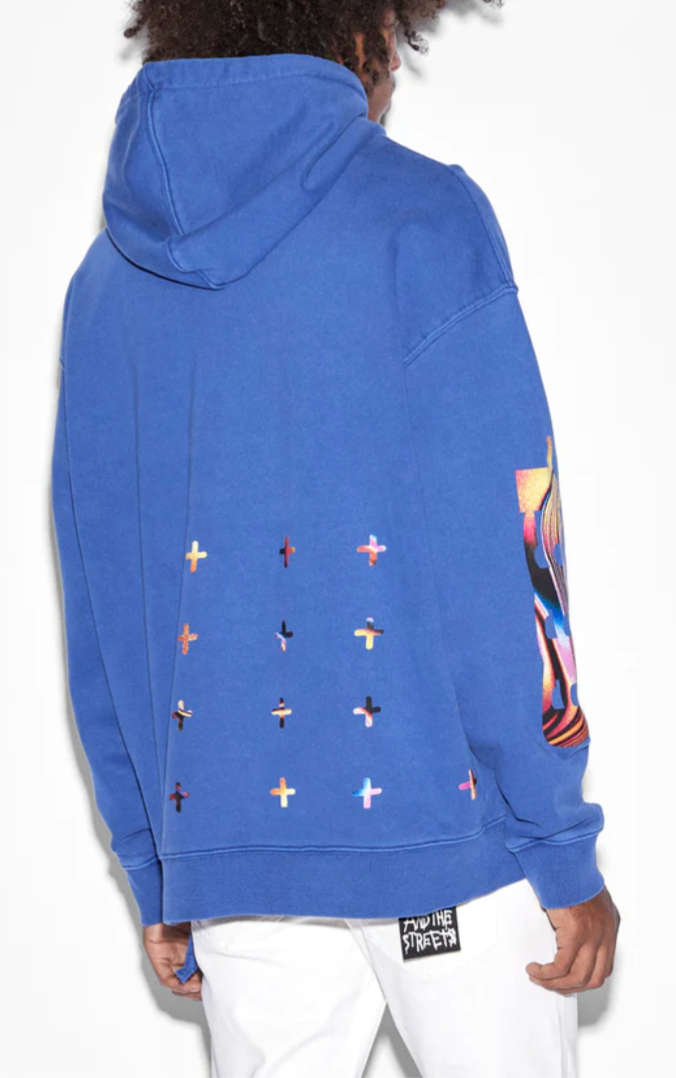 KSUBI Mindstate Biggie Hoodie Solid Blue Gravity NYC